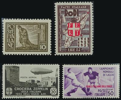 */** - Schöne Sammlung Ägäische Inseln Ausg. 1912/ 1944 etc., - Briefmarken