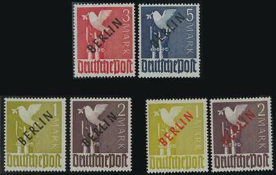 **/* - Schöne Sammlung BERLIN Ausg. 1948/61 u.a. Nr. 17/20 u. 33/34 **, - Známky