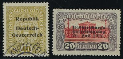 gestempelt/*/Briefstück - Österr., - Briefmarken