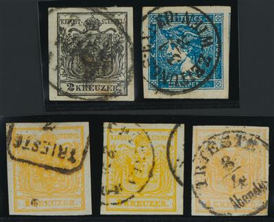 gestempelt/*/**/(*)/Briefstück - Partie Österr. I. Rep. sowie Monarchie mit Gebieten ab 1850, - Známky