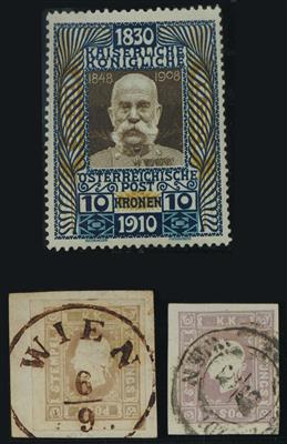 gestempelt/*/(*)/Briefstück - Sammlung Österr. Monarchie ab 1850, - Briefmarken