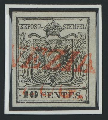 gestempelt - Lombardei-Venetien Nr. 2H Typ Ib, - Briefmarken