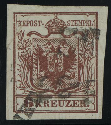 gestempelt - Österr. Nr. 4 H Ib, - Briefmarken