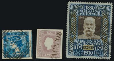 gestempelt/*/(*) - Sammlung Österr. Monarchie ab 1850, - Stamps