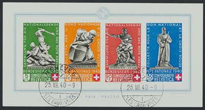 gestempelt - Schweiz Block Nr. 5 (Pro Patria - Bundesfeier), - Stamps