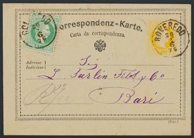 Poststück - Österr. Ausg. 1867, - Stamps