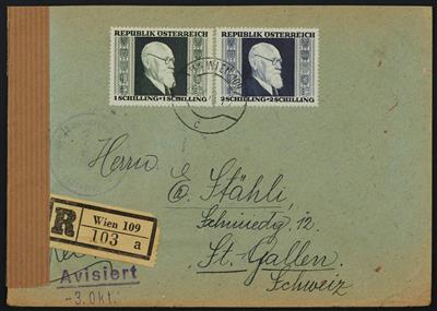Poststück - Österr. II. Rep., - Známky