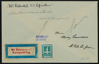 Poststück/**/(*) - Schmiedl - Raketenpost, - Stamps