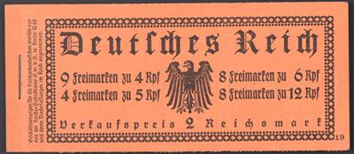 ** - D.Reich 1932 - Markenheftchen MH Nr. 26 (2) - kpl. (Hindenburg), - Briefmarken