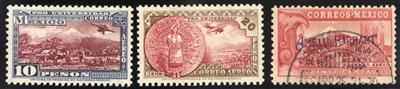 */** - schöne Sammlung  Flugpost v. MEXIKO Ausg. 1922/60 u. Dienstm. 1929/35, - Známky