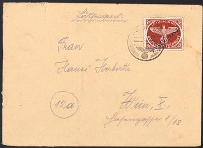 gestempelt/Briefstück/*/**/(*)/Poststück - Partie D. Feldpost WK II, - Briefmarken