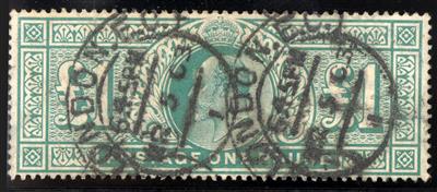 gestempelt - Großbrit. Nr. 118 A (1 Edward VII) m. Stpln. "LONDON. E. C., - Francobolli