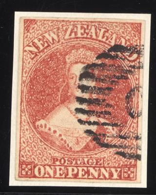 gestempelt - Neuseeland (New Zealand) 1855, - Známky