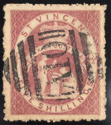 gestempelt - St. Vincent Nr. 18, - Briefmarken