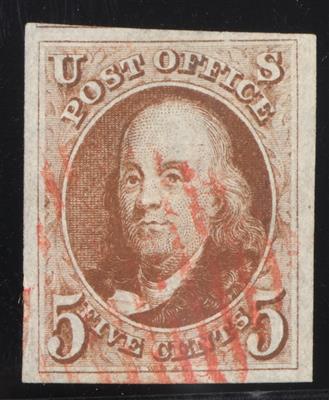 gestempelt - USA Nr. 1, - Stamps