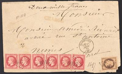 Poststück/Briefstück - Frankreich, - Známky
