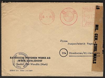 Poststück/Briefstück - Partie Poststücke D.Reich ab ca. 1936, - Francobolli