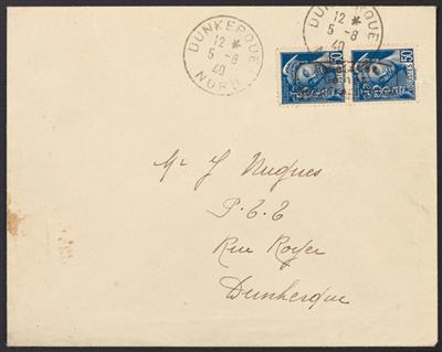 Poststück - D. Bes. WK II, - Stamps
