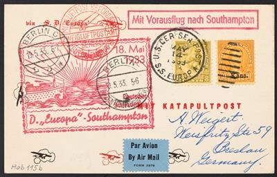 Poststück - D.Reich Partie Schleuderflugpost/Katapultpost, - Stamps