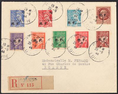 Poststück - Frankreich, - Briefmarken