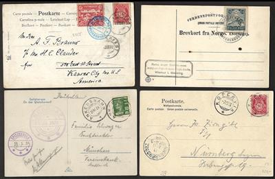 Poststück/*/gestempelt/**/(*) - Norwegen, - Stamps