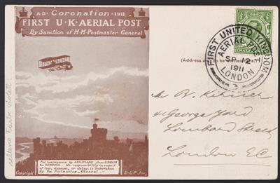 Poststück - Großbrit. 1911, - Briefmarken