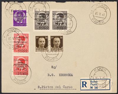 Poststück - Ital. u. deutsche Besetzung in Jugoslawien, - Stamps