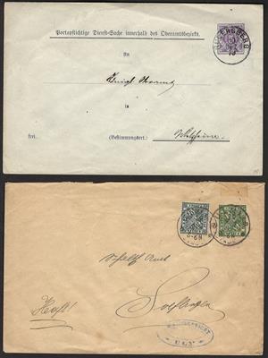 Poststück - Partie Ganzsachen altd. Staaten 1855-1889, - Francobolli