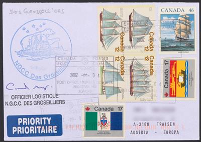 Poststück - Reichh. Sammlung Canadische Forschungsschiffe in der Arktis (Eisbrecher), - Briefmarken