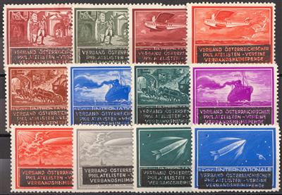 */**/(*)/gestempelt - Partie philatelistische Vignetten I. Rep. mit ein wenig Monarchie, - Stamps