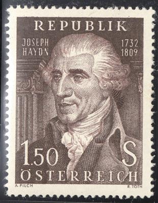 ** - Österr. Nr. 1083PI (Haydn Probedruck in BRAUN), - Briefmarken