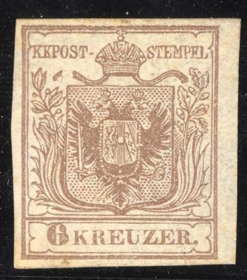 * - Österr. Nr. 4 H Ia braun, - Briefmarken