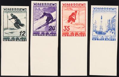 (*) - Österr. Nr. 623PU/26PU (FIS II) je vom Bogenunterrand, - Stamps