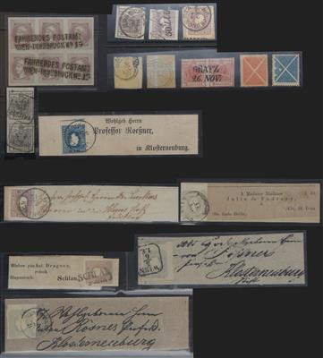 gestempelt/Briefstück/*/(*) - Reichh. Sammlung Österr. Monarchie ab 1850 bis ca. 1906, - Stamps