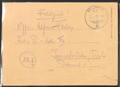 Poststück - Feldpostbrief aus dem - Briefmarken