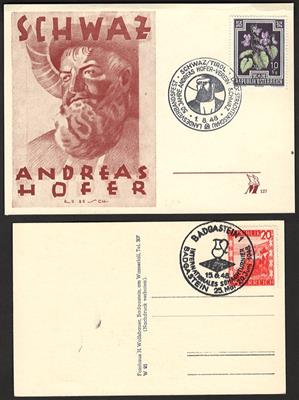 Poststück - Österr. II. Rep. 1945/48 Sonderstpl.- Sammlung Reko-, - Známky