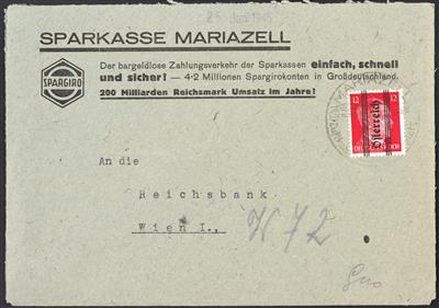 Poststück - Österreich 1945 - Grazer - Francobolli