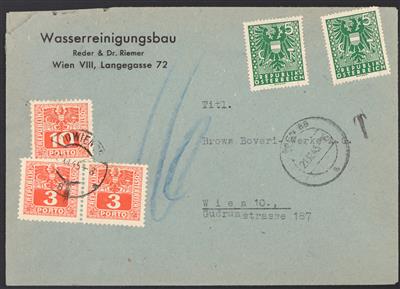 Poststück - Wien Postamt 68 phil. Dokumentation - Briefmarken