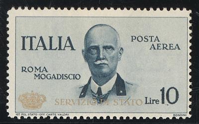 ** - Italien Dienstm. Nr. 10 "Servizio di Stato" postfr. Prachtstück, - Francobolli