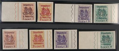 (*) - Österr. Feldpost - Ausg. für Italien - Ortspostmarken kompl. Serie, - Briefmarken