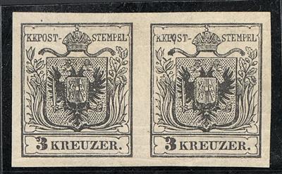 * - Österr. Nr. 3, - Známky