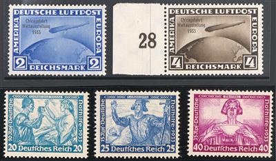 **/* - Sammlung D.Reich 1933/1945 u.a. mit Chicagofahrt, - Stamps