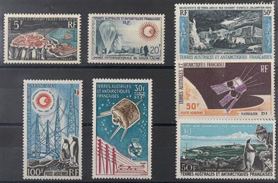** - Sammlung Franz. Süd- und Antarktisgebeite ca. 1955/1997, - Francobolli