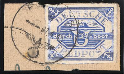 Briefstück - D. Feldpost Nr. 14b (HELA)- laut - Briefmarken