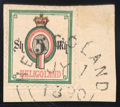 Briefstück - Helgoland Nr. 20A, - Stamps