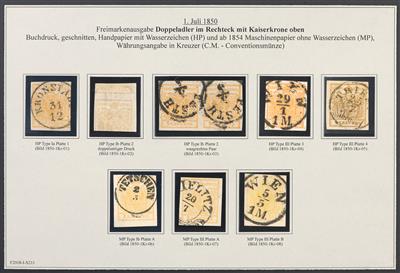 gestempelt/Briefstück/Poststück - Österr. Monarchie - Sammlung Ausg. 1850, - Stamps