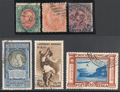 gestempelt - Sammlung Italien ca. 1861/1961 gestempelt mit Dubl. **/*/gestempelt/(*), - Stamps