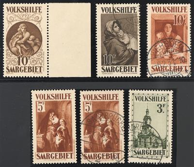 gestempelt/*/** - Sammlung Saarland u.a. mit Nr. 29/31 * gepr. Burger, - Stamps