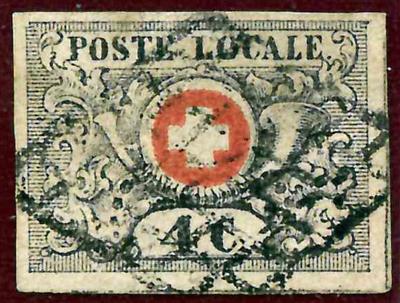 gestempelt - Schweiz Bundespost 1849 Mi- Nr. 1 (sog. Waadt - Známky