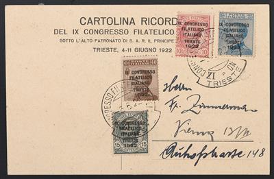 Poststück - Italien Nr. 153/56 (Congresso - Briefmarken